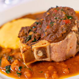 Entrée: Italy – Osso buco alla Milanese (Milanese-style braised veal shanks) recipe