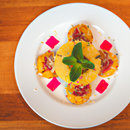 Appetizer: United States – Honey-Chili Pineapple Chicken Meatballs recipe