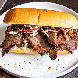Entrée: United States – Smokehouse Ribeye Sandwich recipe