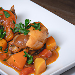 Entrée: Italy – Pollo alla Cacciatora (Hunter's Style Chicken) recipe