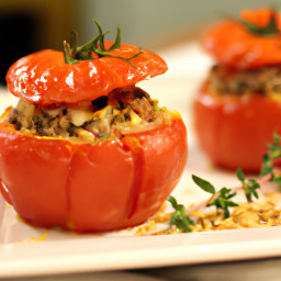 Entrée: France – Tomates Farcies (Stuffed Tomatoes) recipe