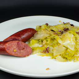 Side Dish: United States – Fried Cabbage with Smoked Sausage recipe