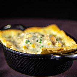 Entrée: United States – Chicken Pot Pie with Biscuit Topping recipe