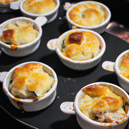 Entrée: United States – Mini Chicken Pot Pies recipe