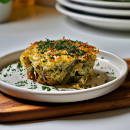 Cheesy Potato and Mushroom Casserole recipe