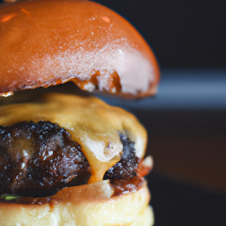 Entrée: United States – Classic Juicy Lucy (Cheese-Stuffed Burger) recipe