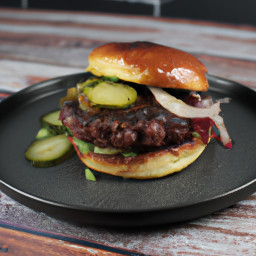 Entrée: United States – Juicy Lucy with Griddled Onions recipe