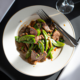 Entrée: China – 蒙古牛肉 ▶ Měnggǔ niúròu (Mongolian Beef) recipe