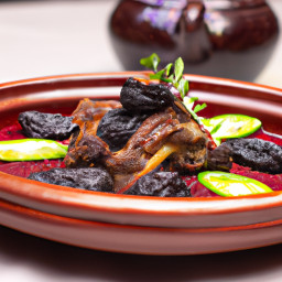 Entrée: Morocco – طاجين لحم بالبرقوق ▶ Tajine Lahm bil Barqouq (Lamb Tagine with Prunes) recipe