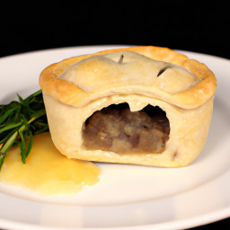Entrée: United Kingdom – Steak and Kidney Pie with Lamb Kidney recipe