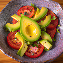 Salad: Mexico – Ensalada de Tomate y Aguacate (Tomato and Avocado Salad) recipe