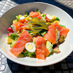 Salad: United States – Cobb Salad with Salmon recipe