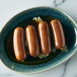 Appetizer: Ireland – Guinness-Glazed Cocktail Sausages recipe