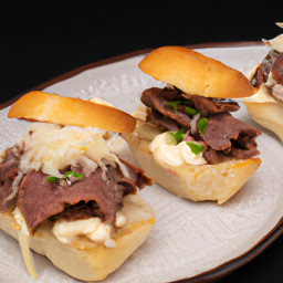 Appetizer: Ireland – Mini Corned Beef and Cabbage Sliders recipe