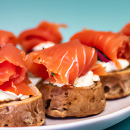 Appetizer: Ireland – Irish Soda Bread Canapés with Smoked Salmon recipe