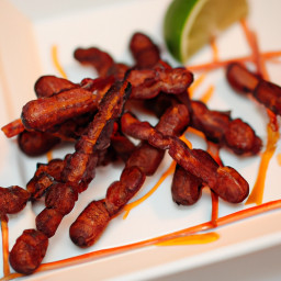 Appetizer: United States – Brown Sugar Bacon-Wrapped Little Smokies recipe