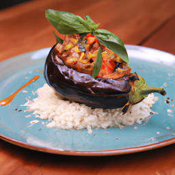 Entrée: Turkey – Karnıyarık ▶ Karniyarik (Stuffed Eggplant) recipe