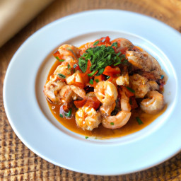 Entrée: Spain – Camarones al Ajillo (Garlic Shrimp) recipe