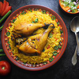 Entrée: India – हैदराबादी चिकन बिरयानी ▶ Haiderabadi Chicken Biryani (Hyderabadi Chicken Biryani) recipe