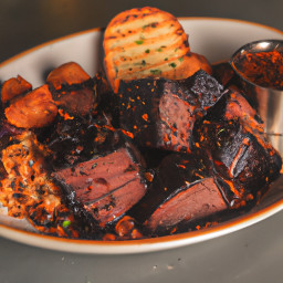 Entrée: United States – Burnt Ends Barbecue Platter recipe
