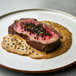 Entrée: France – Steak au Poivre (Pepper Steak) recipe