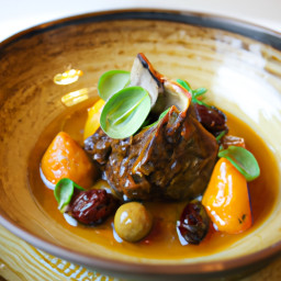 Entrée: Morocco – طاجين لحم بالبرقوق ▶ Tajine Lahm bil Barquq (Lamb Tagine with Apricots) recipe