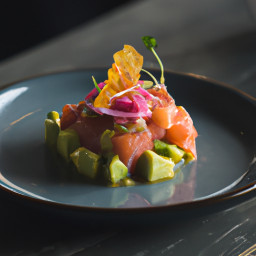 Appetizer: France – Tartare de Saumon à l'Avocat (Salmon Tartare with Avocado) recipe