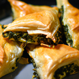 Appetizer: Greece – Σπανακόπιτα ▶ Spanakopita (Spinach Pie) recipe