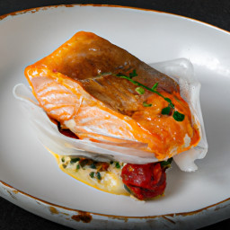 Entrée: France – Saumon en Papillote (Salmon in Parchment) recipe