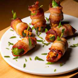 Appetizer: United States – Bacon-Wrapped Jalapeño Poppers recipe