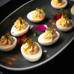 Appetizer: United States – Horseradish Deviled Eggs recipe