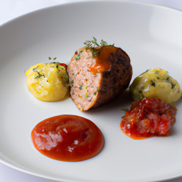 Entrée: United States – Classic American Meatloaf with Ketchup Glaze recipe