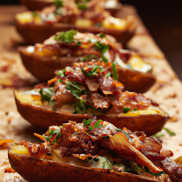 Appetizer: United States – Loaded Potato Skins recipe
