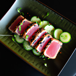 Entrée: Japan – マグロのたたき ▶ Maguro no Tataki (Seared Tuna) recipe