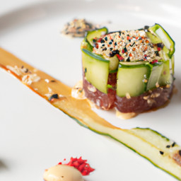 Entrée: Japan – ツナタルタル ▶ Tsunatarutaru (Tuna Tartare) recipe