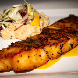 Entrée: United States – Cajun-Style Blackened Grouper recipe