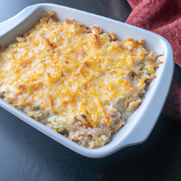 Entrée: United States – Classic Tuna and Cheddar Basmati Rice Casserole recipe