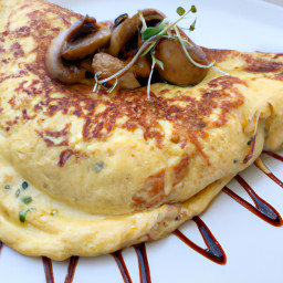 Entrée: France – Omelette aux Champignons (Mushroom Omelette) recipe