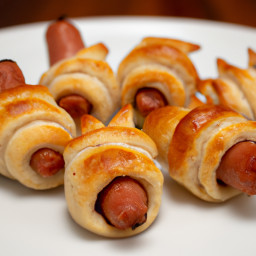 Appetizer: United States – Pigs in a Blanket: Cocktail Franks in Puff or Crescent Dough recipe