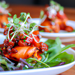 Entree: Halal (Paprika Chicken Lettuce Cups) recipe