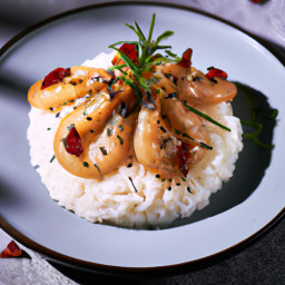 Entree: China – Guangdong – 椒鹽大蝦 ➤ Jiāoyán dàxiā (Salt‑and‑pepper tiger prawns served with steamed sticky rice) recipe