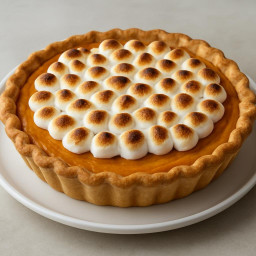 Dessert: United States – Southern United States – Sweet Potato Pie with Toasted Marshmallow Finish recipe