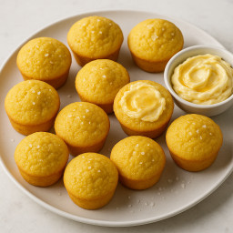 Appetizer: United States – Southern United States – Mini Cornbread Muffins with Honey-Butter recipe