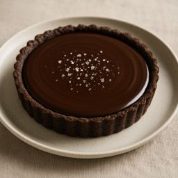 Dessert: United States – Smoked Chocolate Tart with Sea Salt recipe