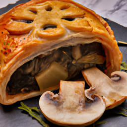 Entree: United Kingdom – England – Mushroom Wellington recipe