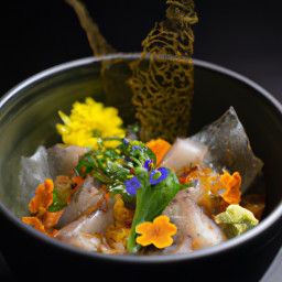 Entrée: Japan – おの刺身 ▶ Ono Sashimi (Raw Sliced Wahoo) recipe