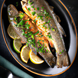 Entrée: United States – Pan-Fried Rainbow Trout with Lemon and Herbs recipe