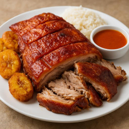 Entree: Cuba – Lechón Asado (Cuban Roast Pork Shoulder) (Roasted pork (Cuban-style)) recipe