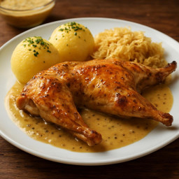 Entree: Germany – Bavaria – Kaninchen mit Senf (Bavarian mustard-roasted rabbit) recipe