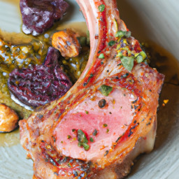 Entrée: United States – Herb-Crusted Oven-Baked Pork Chop recipe